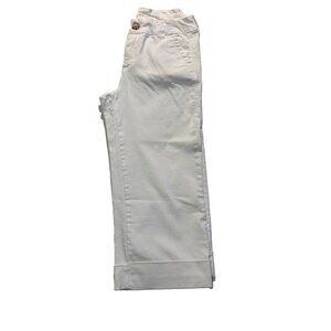 ☀️ Maurices White Cuffed Capri Pants - Size 12 ☀️
